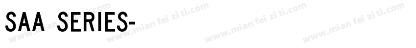 Saa Series字体转换